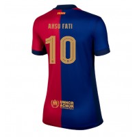 Barcelona Ansu Fati #10 Kotipaita Naiset 2024-25 Lyhythihainen